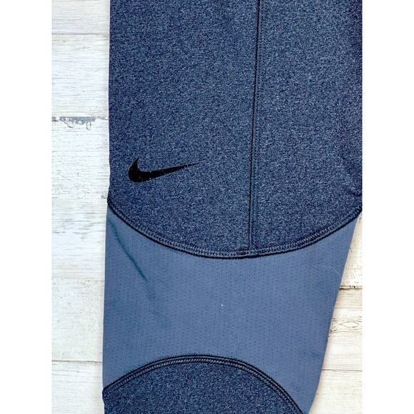 Nike Pro Dri Fit Compression Leggings Women's Large Gray Running Yoga Fitness - Picture 6 of 12